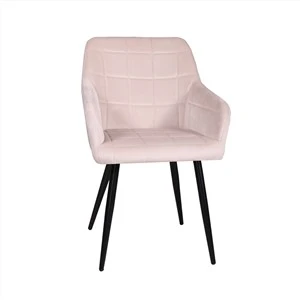 Tufted Fløyel Polstret Arm Stol