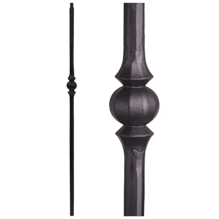 Toskansk runde hamret solid jern balusters